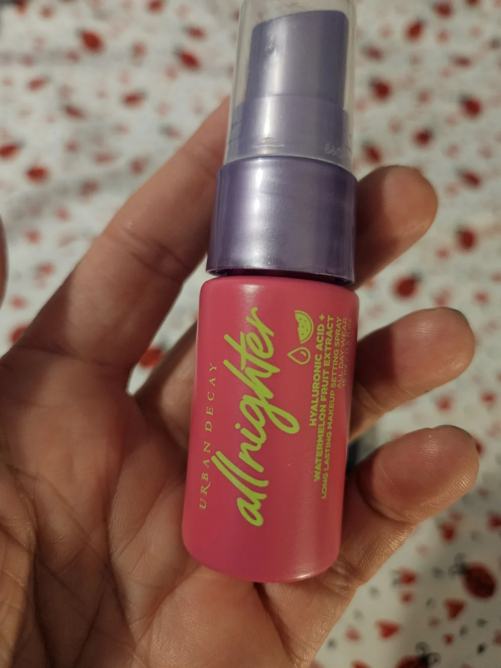 Lot of 3 Urban Decay All Nighter watermelon extract setting spray.